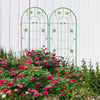 Rustproof Garden Trellis Duo for Climbing Plants