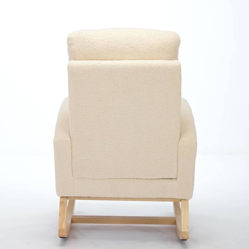 Cozy Rocking Chair with Side Pocket