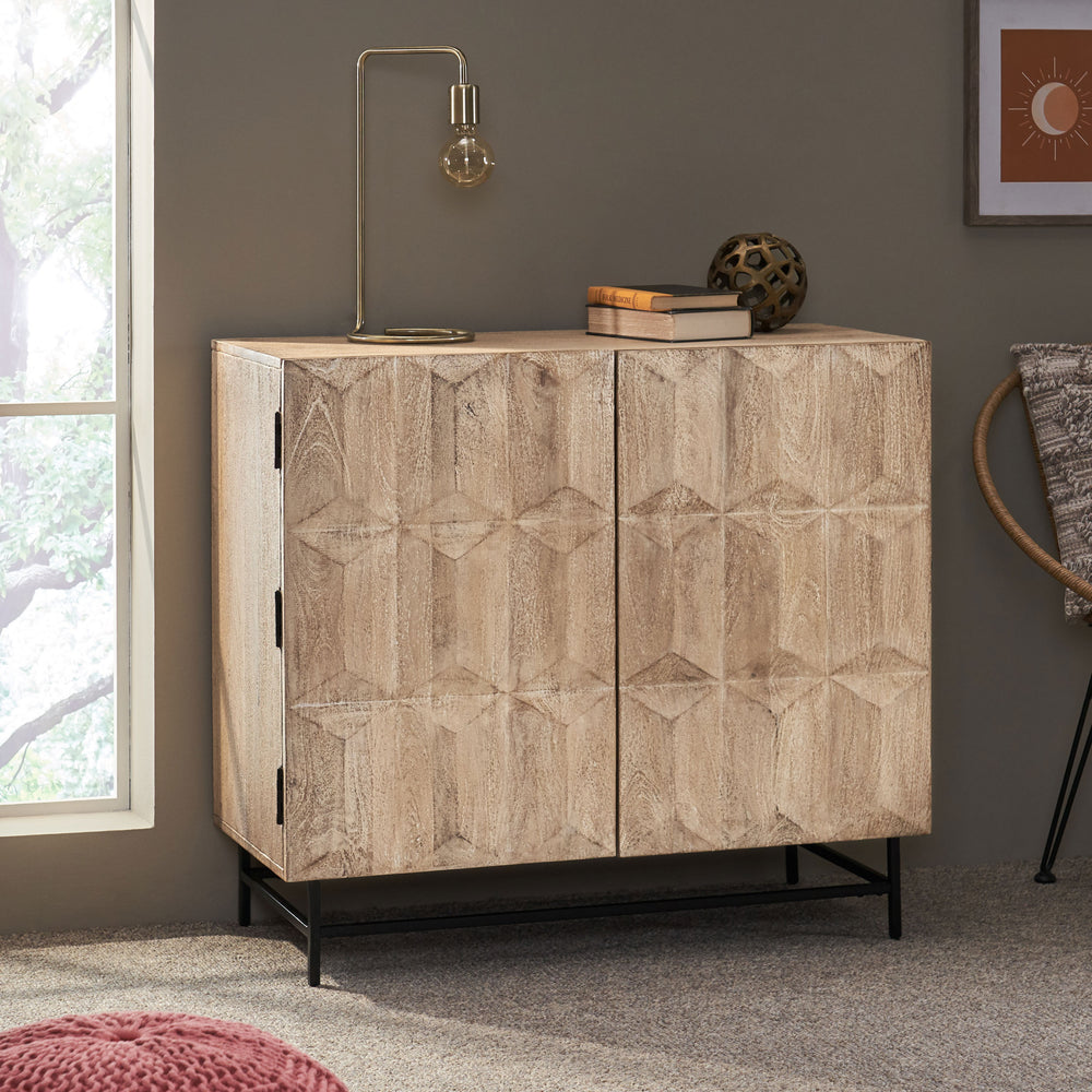 Geometric Elegance Cabinet