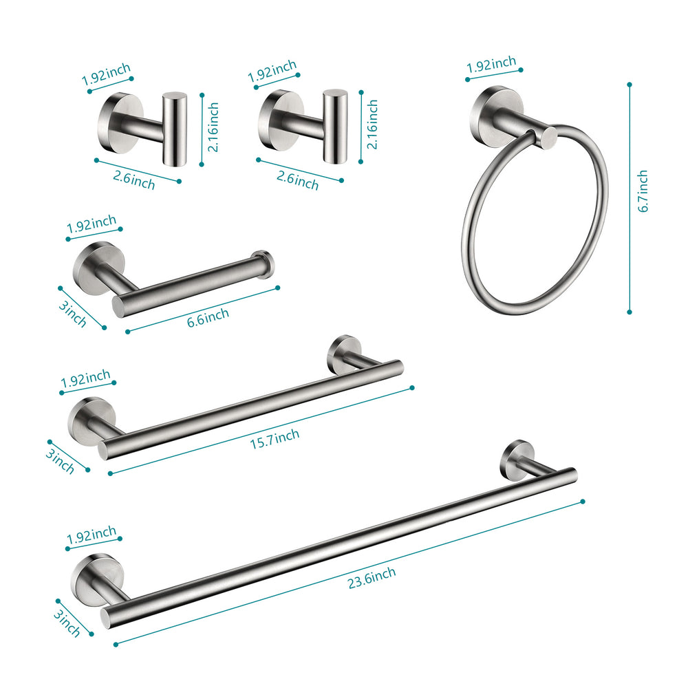 Stylish Stainless Steel Towel Rack Set