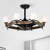 Farmhouse Elegance Ceiling Fan Chandelier