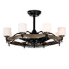 Farmhouse Elegance Ceiling Fan Chandelier