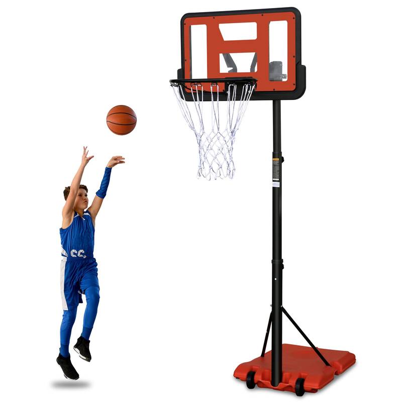 Versatile Portable Basketball Hoop with Adjustable Height