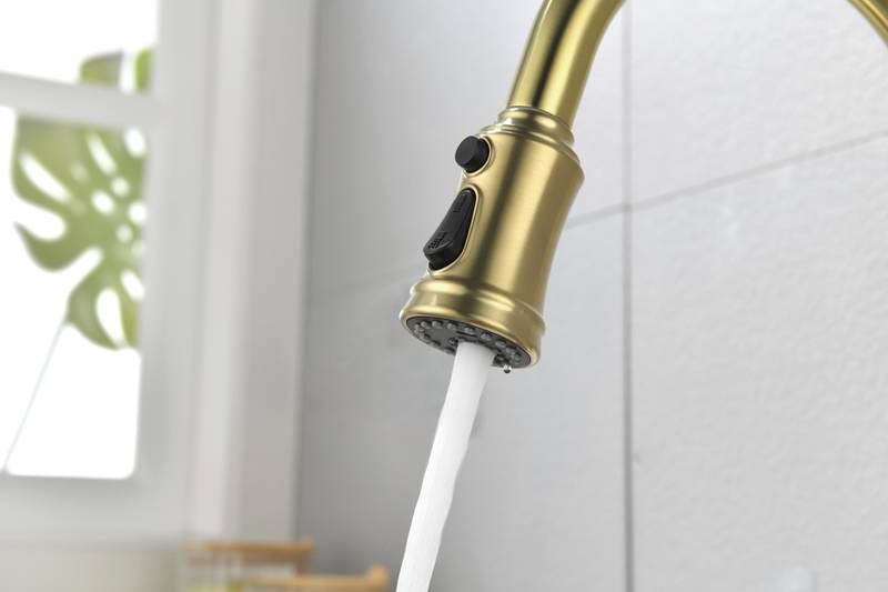 Effortless Elegance Kitchen Faucet with Pull-Down Sprayer