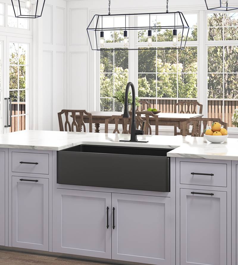 Charming Deep Farmhouse Sink