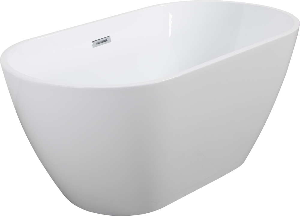 Relaxing Acrylic Soaking Tub with Easy Install Features