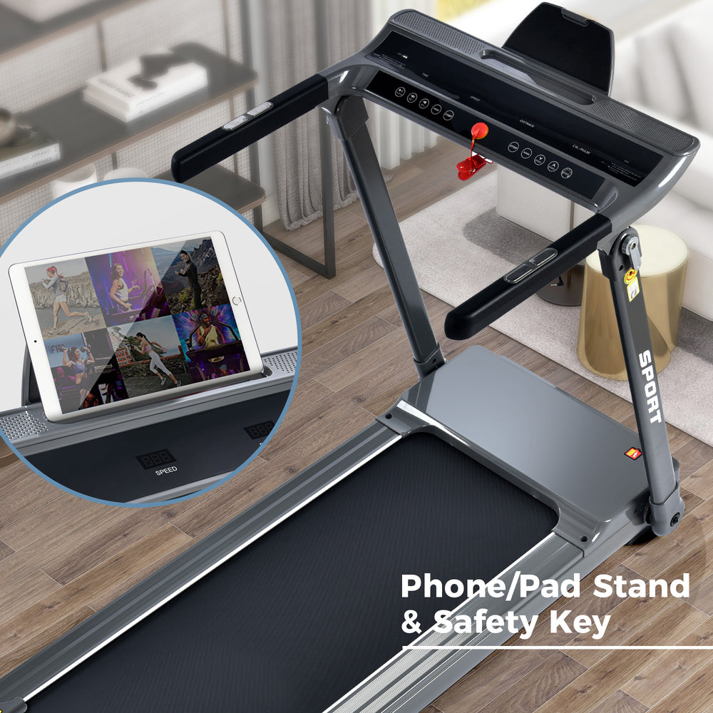 Compact Motorized Treadmill for Home Workouts