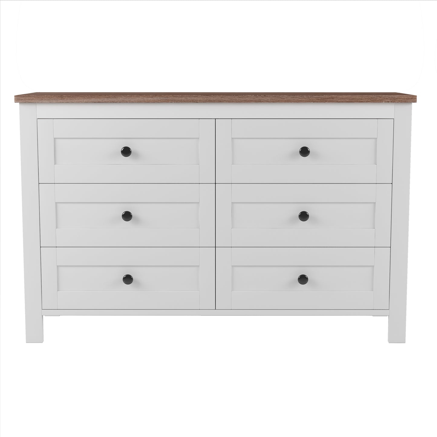 Charming Rustic Dresser with Six Drawers