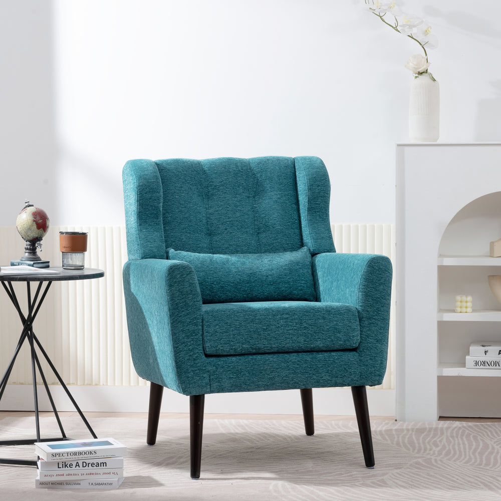 Teal Cozy Accent Chair