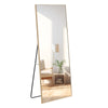 Elegant Full-Length Solid Wood Mirror