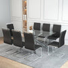 Sleek Glass Dining Table for Stylish Gatherings