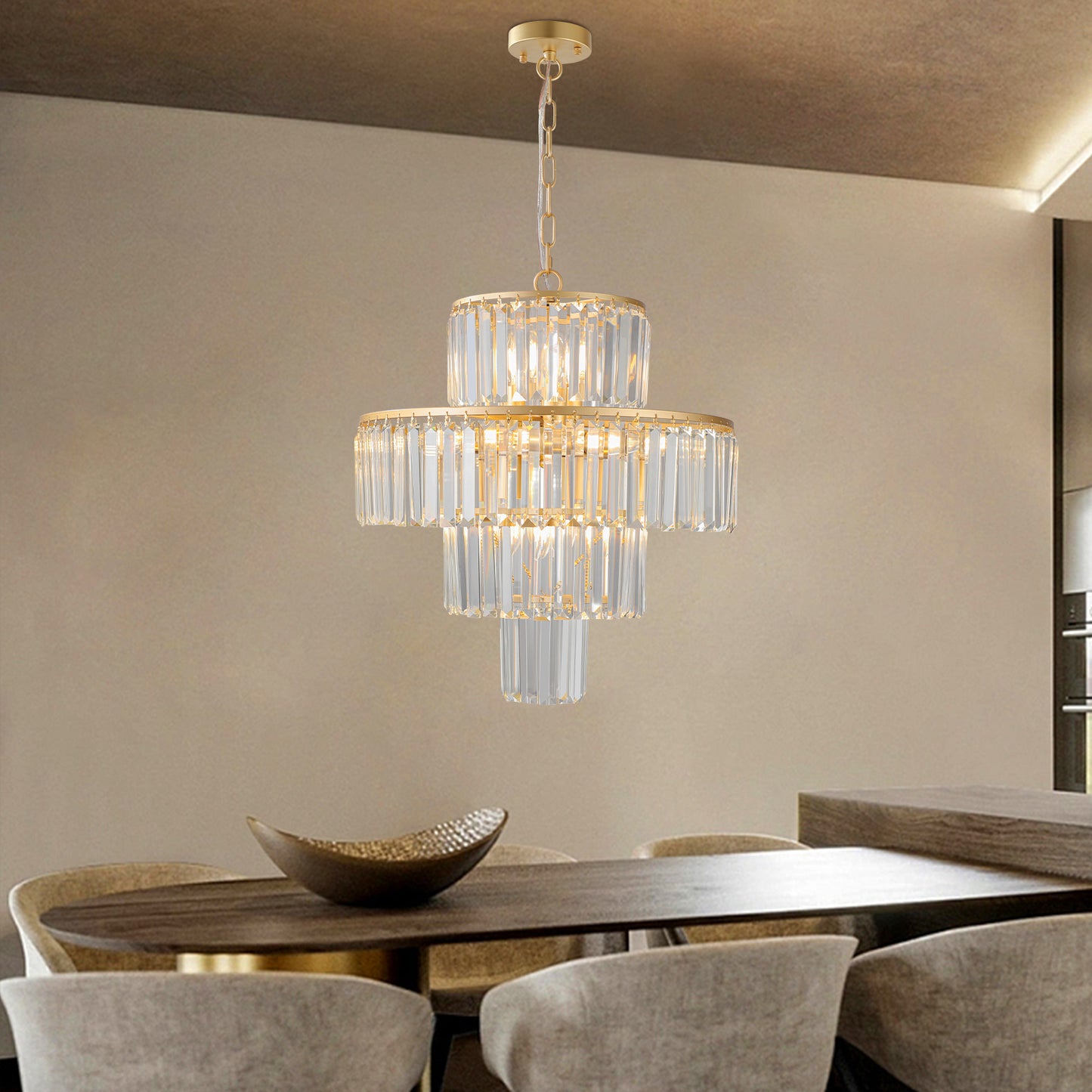 Elegant Crystal Pendant Chandelier for Any Room