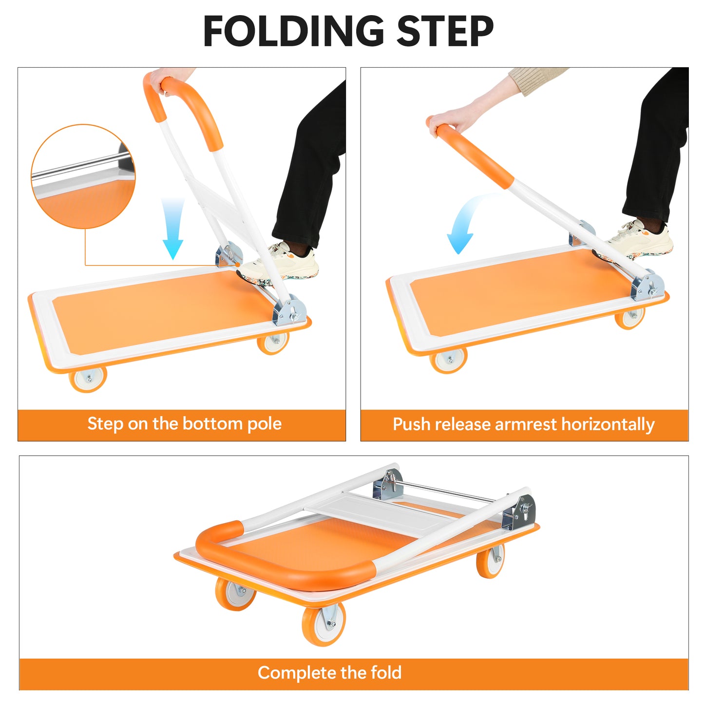 Easy Glide Folding Dolly