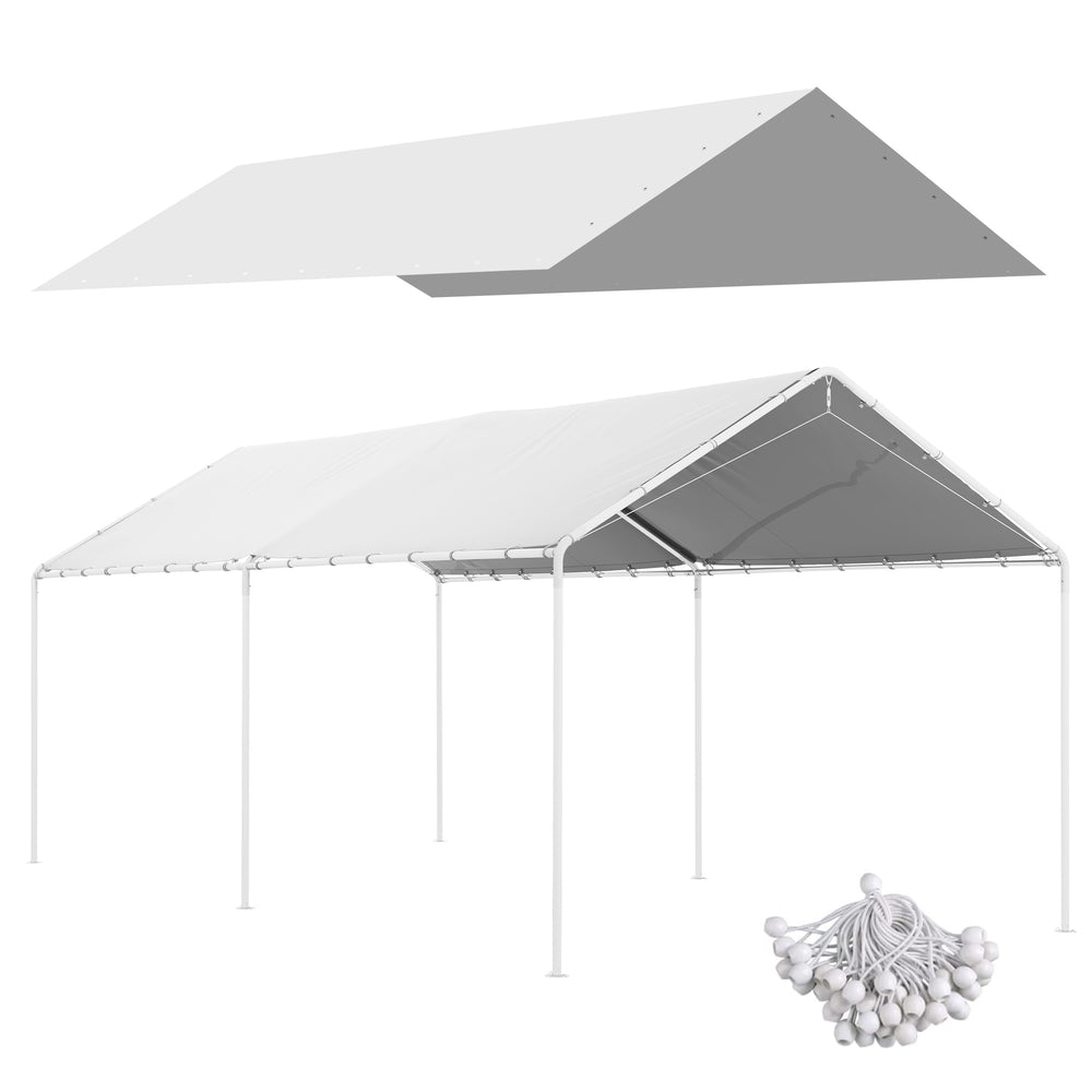 Outsunny UV & Water Resistant Carport Canopy Cover