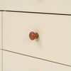 Charming Kids' Storage Dresser in Cream & Walnut