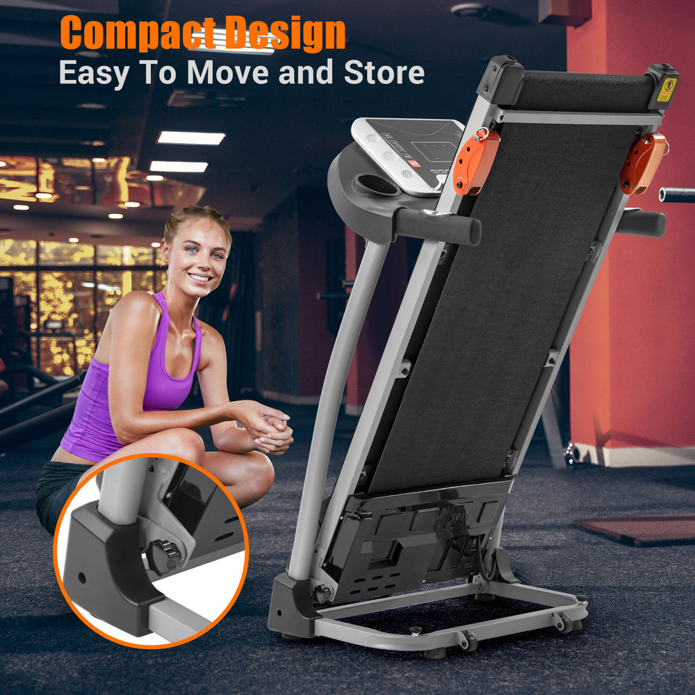 Foldable Home Treadmill – Compact, Convenient, and Cardio-Ready!