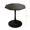 Chic Octagonal Marble Coffee Table