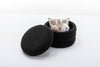 Stylish Black Storage Ottoman