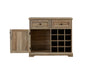 Chic Farmhouse Buffet & Wine Bar Cabinet