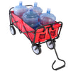 Bright Red Folding Wagon for Gardens & Beaches