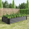 Sleek Black Garden Bed for Beautiful Blooms