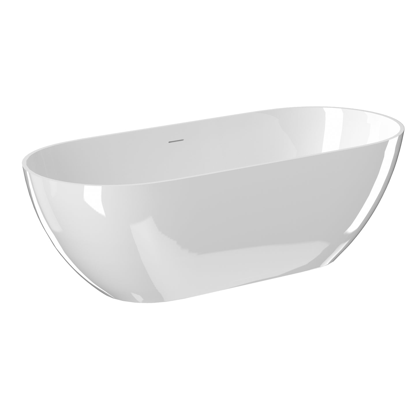 Sleek Serenity Freestanding Soaking Tub