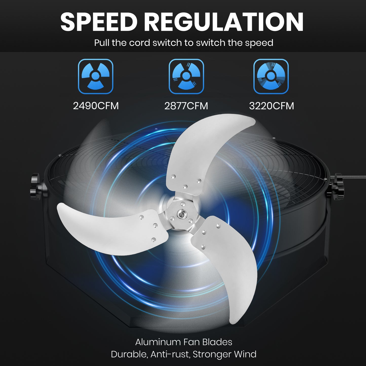 InfiFan High-Speed Wall Mount Fan