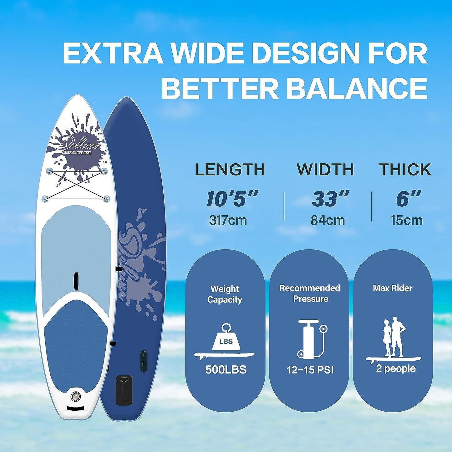 Easy Breeze Inflatable Paddle Board – Fun for Everyone!