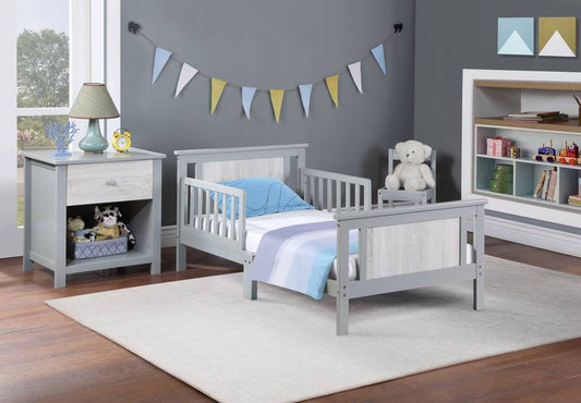 Cozy Flip Toddler Bed - Gray