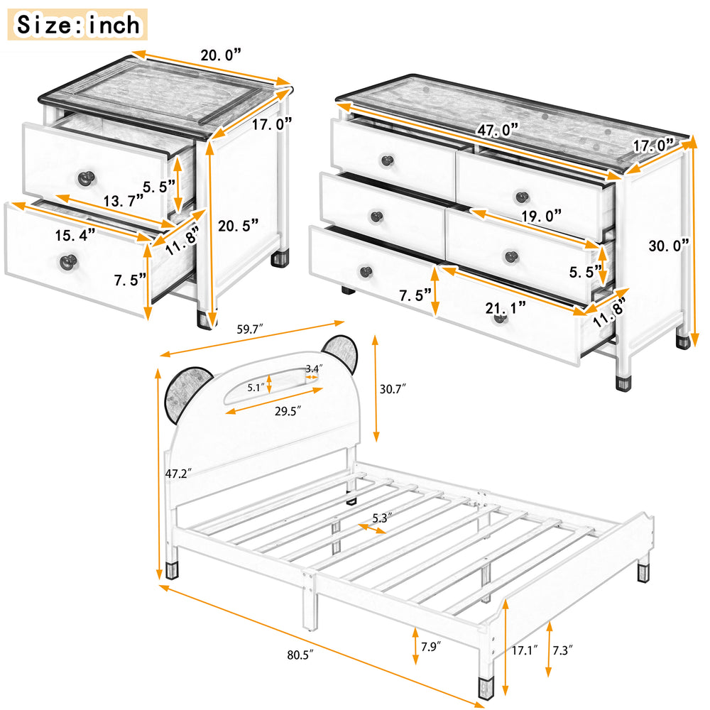 Cozy Bear Bedroom Set