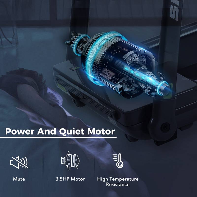 Compact Motorized Treadmill for Home Workouts