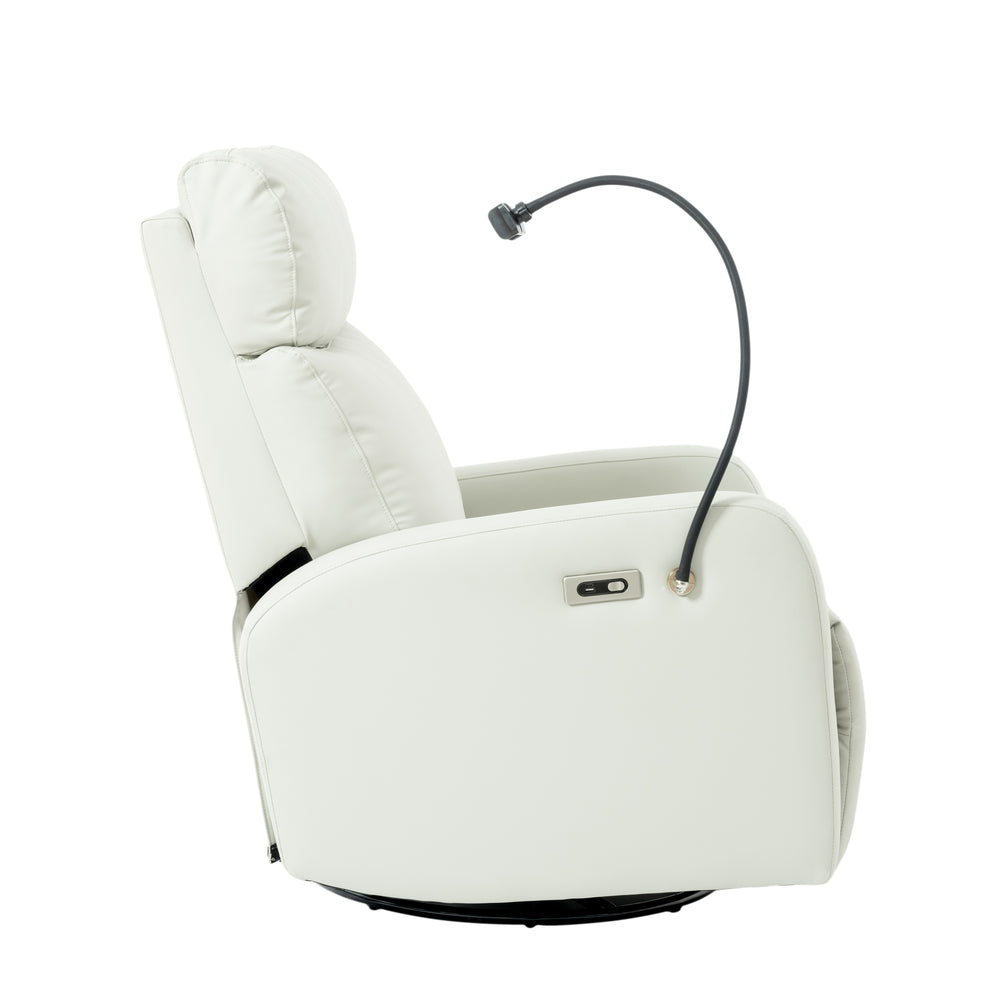 Cozy Glider Recliner with USB Ports – Perfect for Nursery & Living Room!