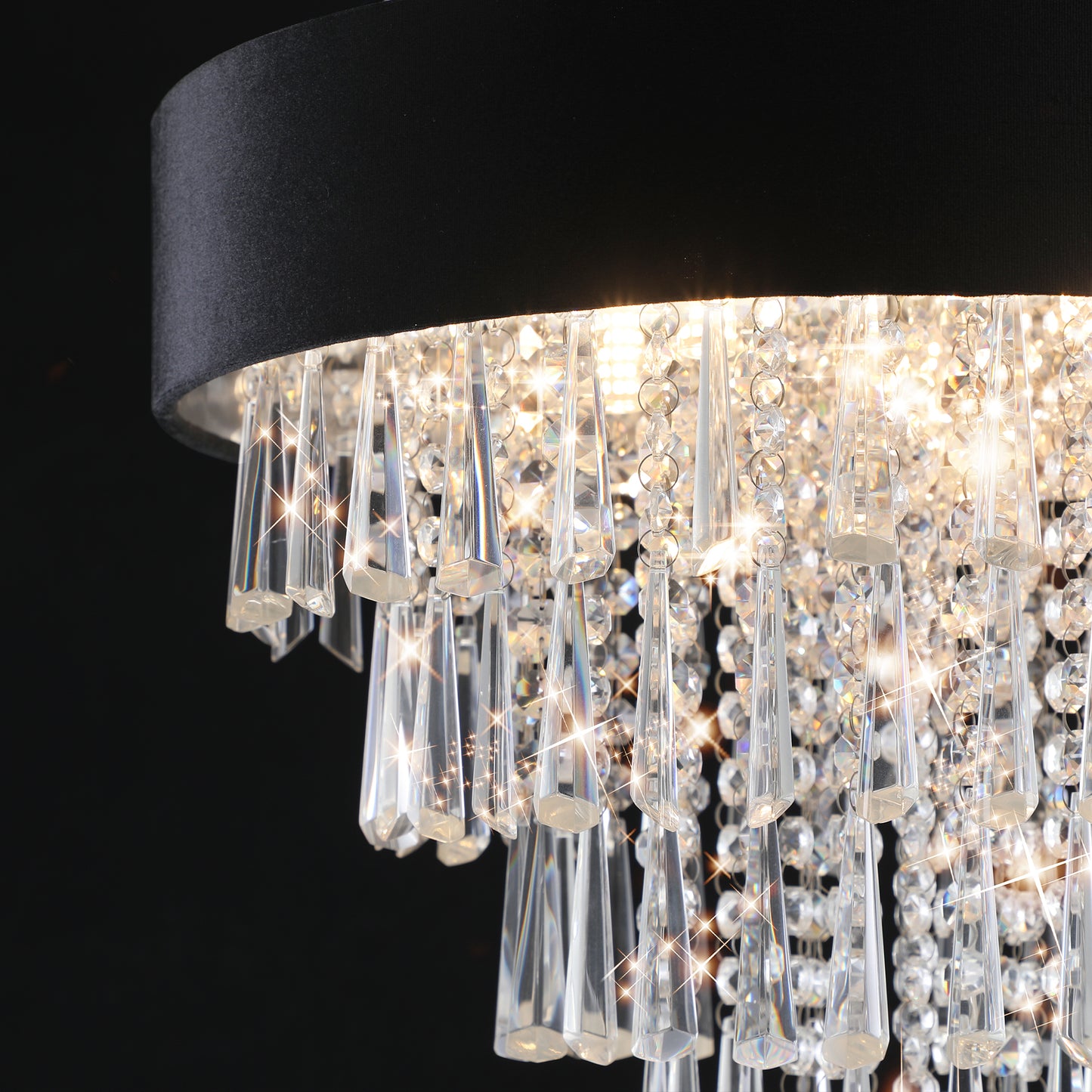 Elegant Crystal Round Chandelier for Luxurious Living Spaces