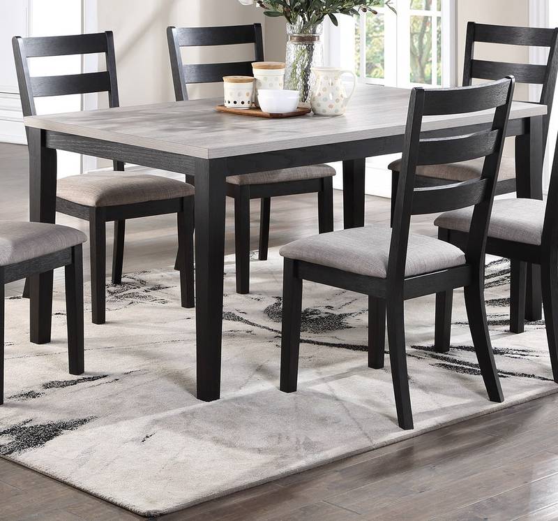 Charming Rustic Dining Set with Cushioned Chairs