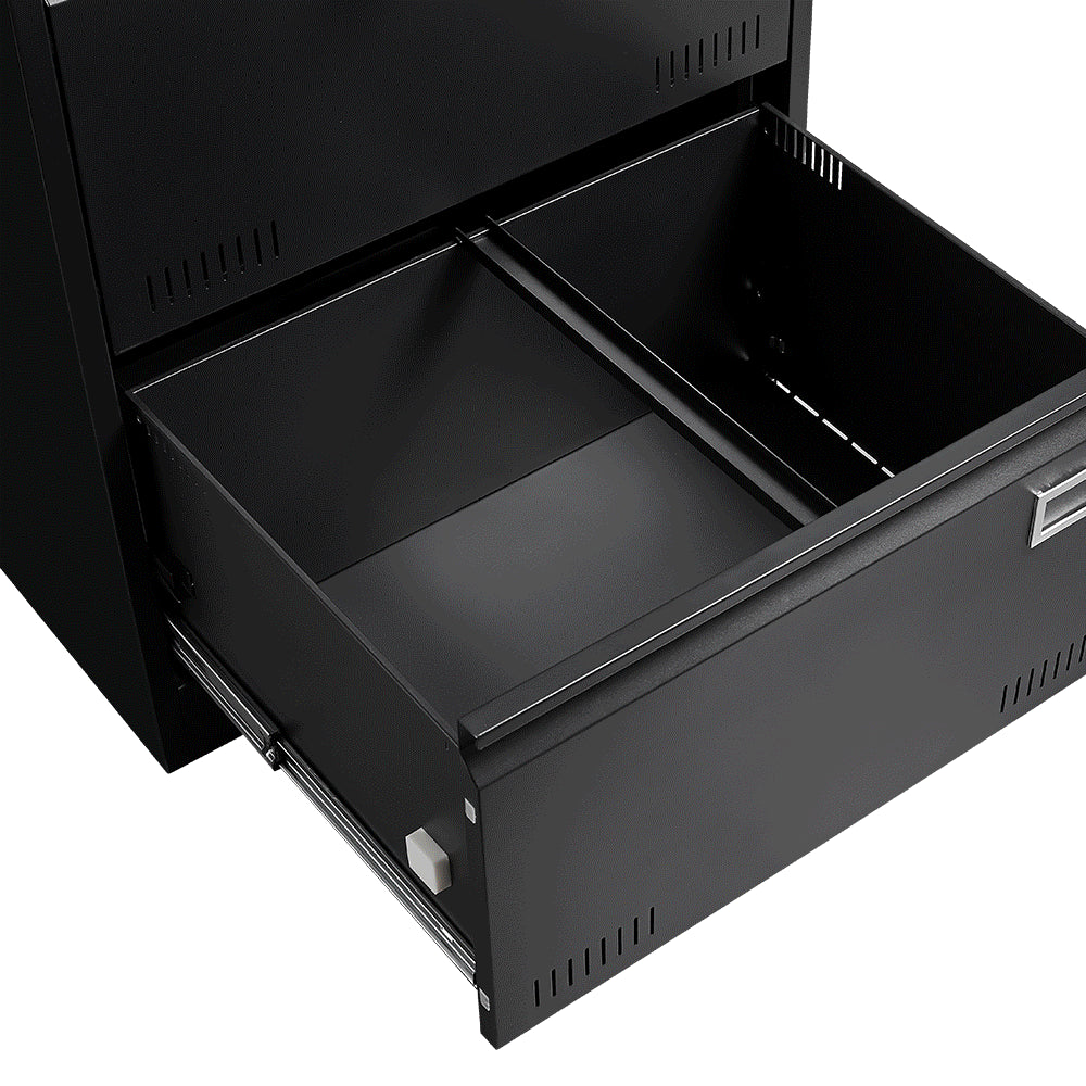 Secure & Stylish 3-Drawer Filing Cabinet