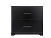 Sleek Black Lateral Filing Cabinet