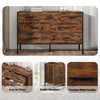Rustic Chic Wooden Dresser with 7 Spacious Drawers