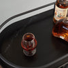 Chic Retro Bar Cart with Wine Rack & Glass Holder