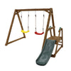 Adventure Swing Set with Slide & Climbing Fun