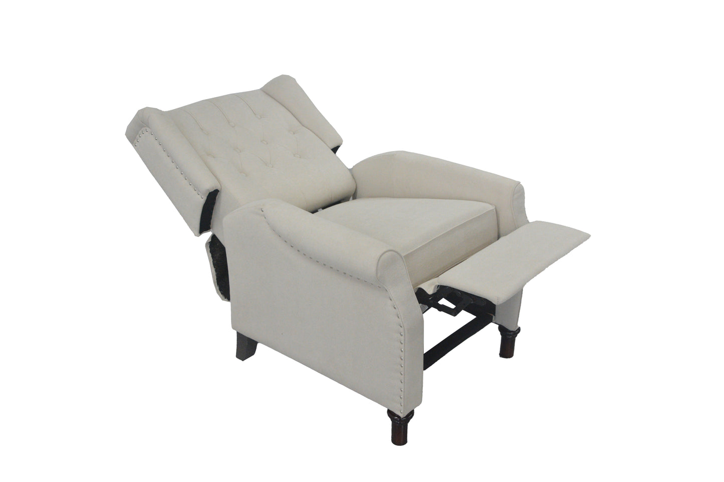 Cozy Beige Recliner Sofa Armchair