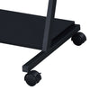 Sleek Black Gaming Desk with Convenient Keyboard Tray