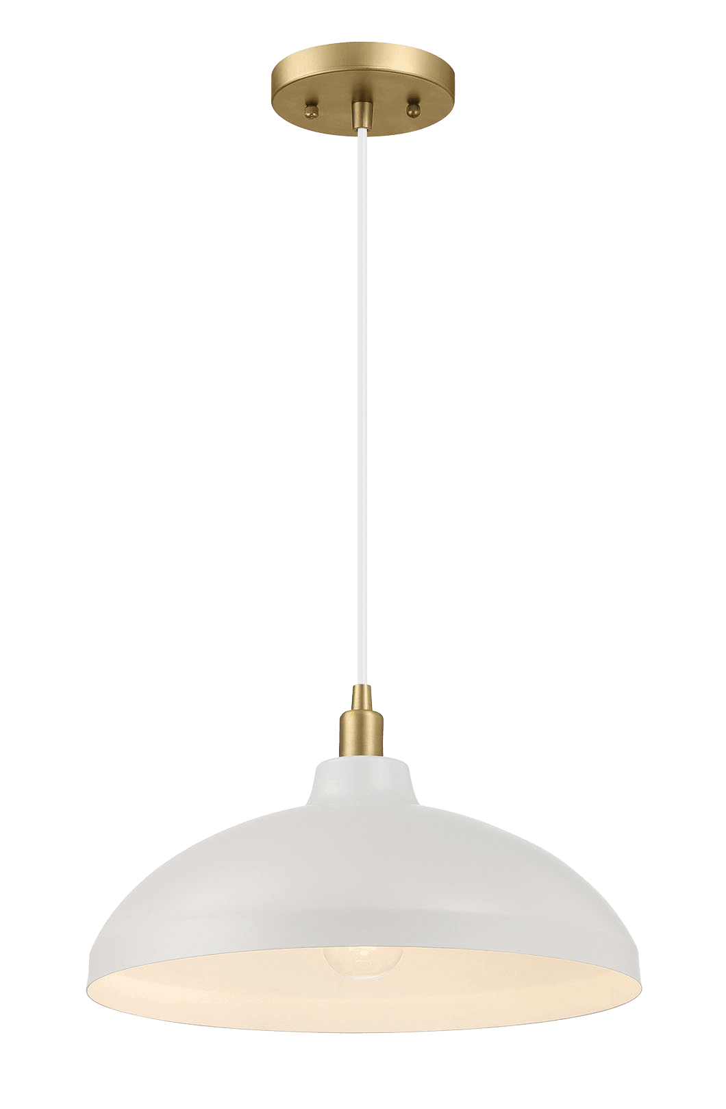 Starlit Brass Pendant Light