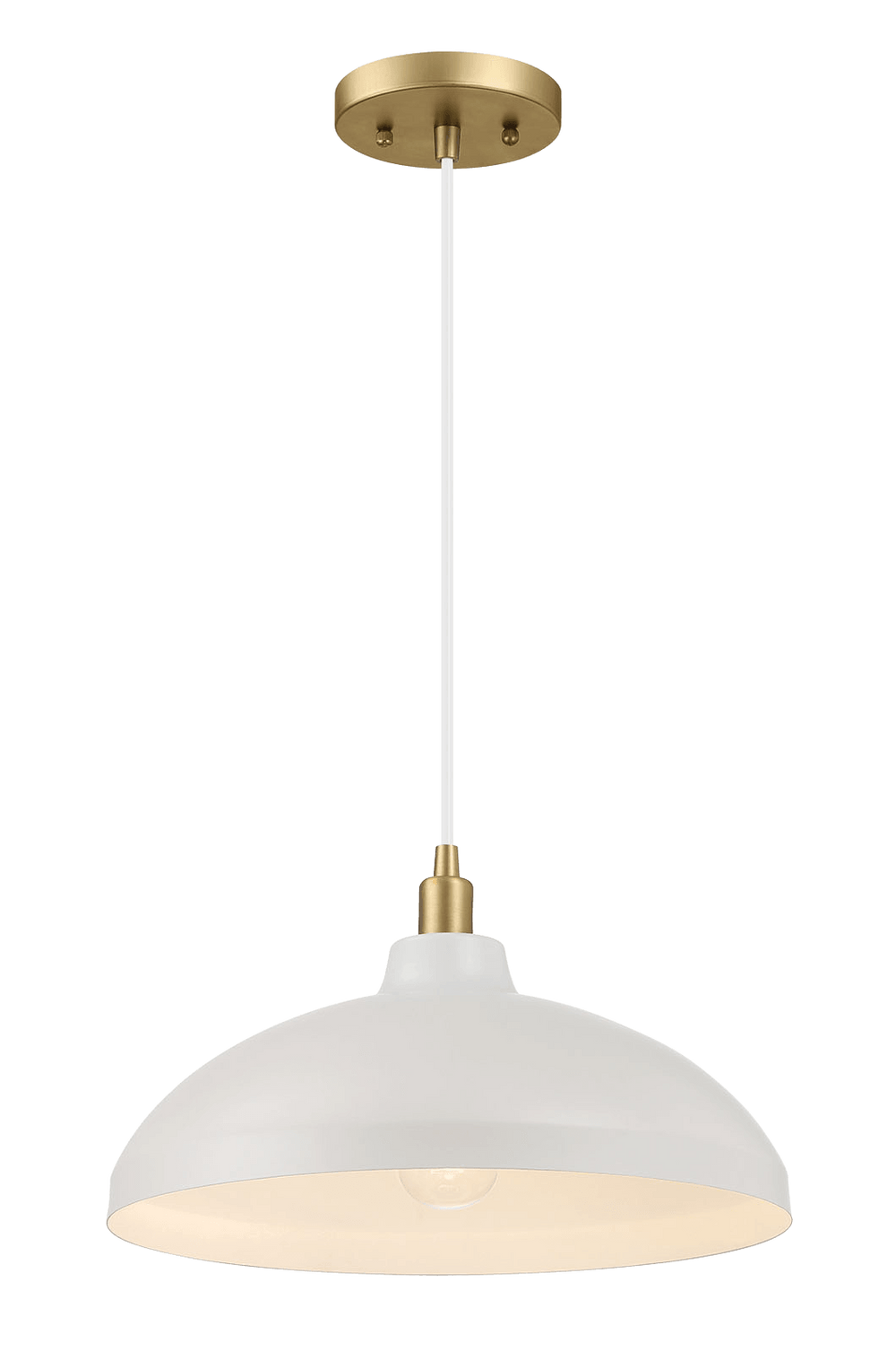 Starlit Brass Pendant Light