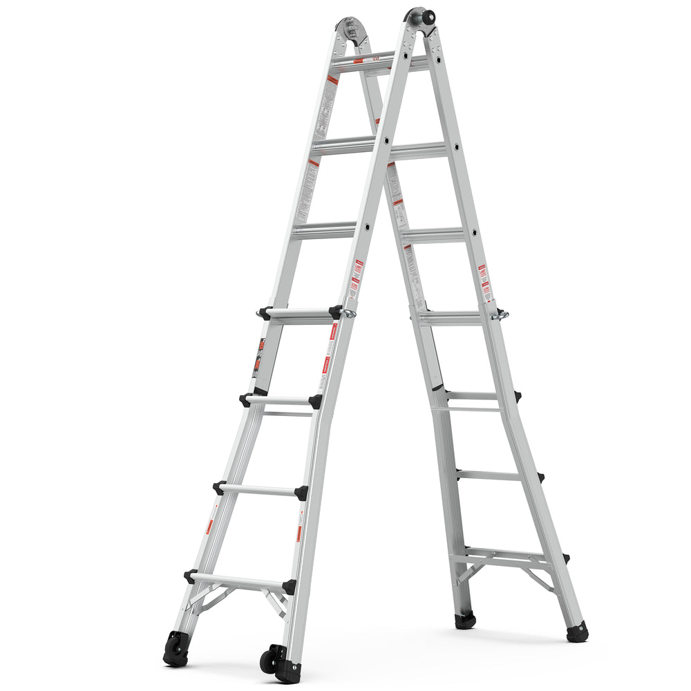 Versatile Lift Ladder with Wheels