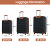 Travel Ready Spinner Luggage Set with TSA Lock