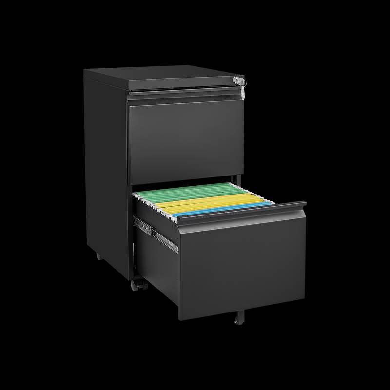 Secure Rolling File Cabinet for Home Office