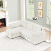 Cozy Convertible Corduroy Sofa Bed with Storage