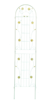 Flower Power Trellis Duo - Rustproof Climbing Support for Your Garden