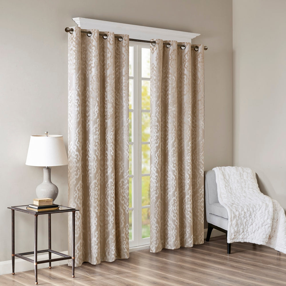 Total Blackout Knitted Curtain Panel