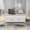 Chic Storage Bench with Cushion and Hidden Space